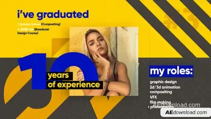 Creative Portfolio Opener Video Displays template preview