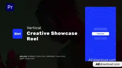 Creative Showcase Reel for Premiere Pro Premiere Pro template preview