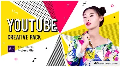Creative YouTube Promo Toolkit Video Displays template preview