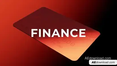 Credit Card - Color red Elements template preview