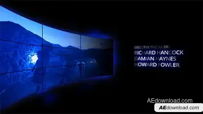 Credit Titles Display Video Displays template preview
