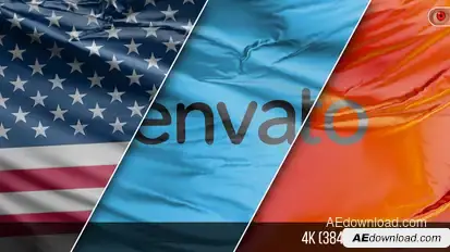 Custom Flags 3 Video Displays template preview