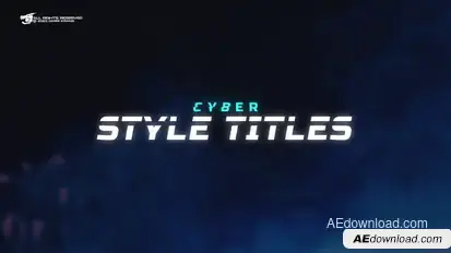 Cyber Style Titles Pack / MOGRT Premiere Pro template preview
