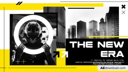 Cyberpunk Intro | MOGRT Premiere Pro template preview