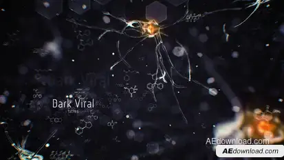 Dark Viral Titles Video Displays template preview