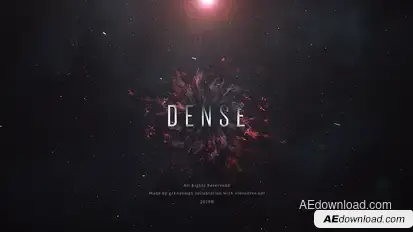Dense | Trailer Titles Video Displays template preview