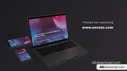 Device Promo Video Displays template preview