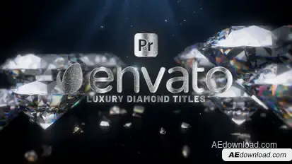 Diamond Opener Premiere Pro template preview