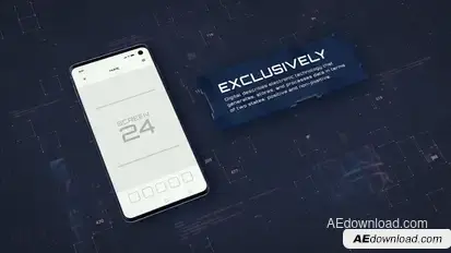 Digital App Promo - Android Video Displays template preview