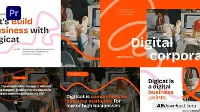 Digital Corporate Premiere Pro Premiere Pro template preview