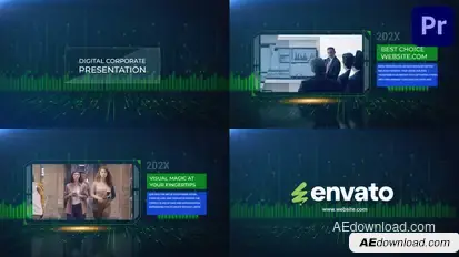 Digital Corporate Presentation for Premiere Pro Premiere Pro template preview