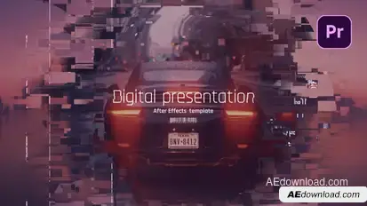 Digital Presentation - Digital Slideshow Premiere Pro template preview
