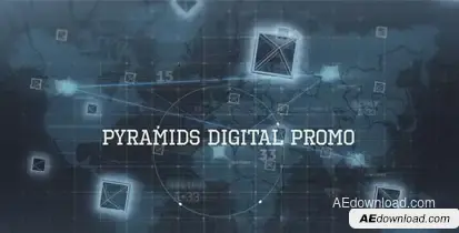 Digital Pyramid Promo Video Video Displays template preview