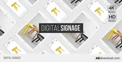 Digital Signage Video Displays template preview