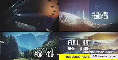 Digital Slideshow Video Displays template preview