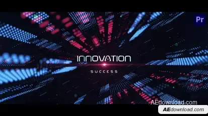 Digital Technology Opener Premiere Pro template preview