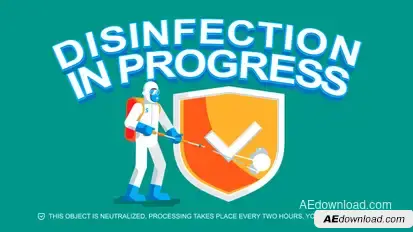Disinfection Video Displays template preview