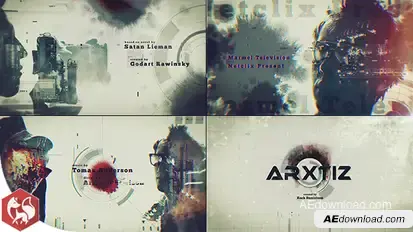 Double Exposure - Movie Opening Video Displays template preview