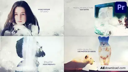 Double Exposure Studio | Premiere Pro MOGRT Premiere Pro template preview