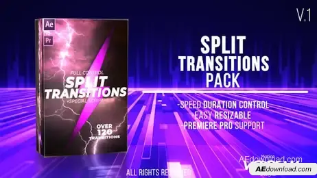 120+ Split Transitions Pack Freebies template preview