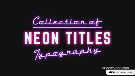 15 Neon Titles Freebies template preview