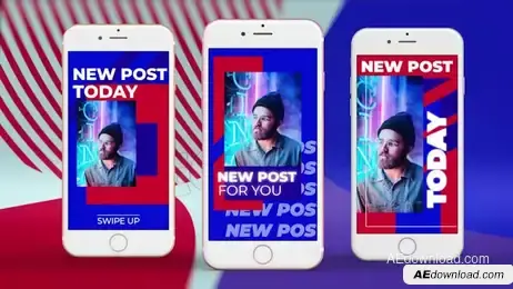 18 Trendy Instagram Stories Freebies template preview