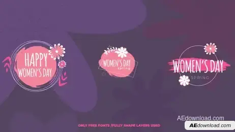 21 Titles Pack 8th Of March Freebies template preview