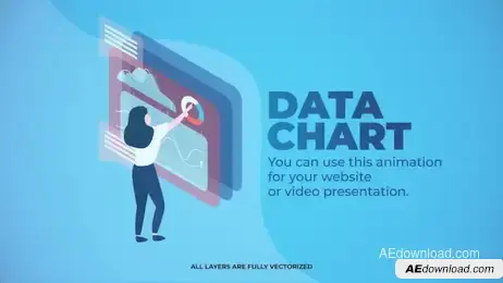 24 Big Data Animated Illustrations Freebies template preview