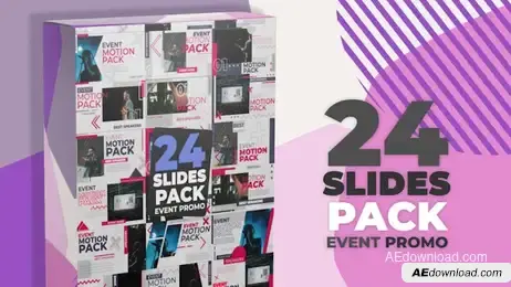 24 Event Promo Slides Freebies template preview