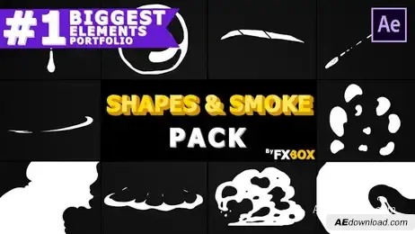 2D Shapes And Smoke Freebies template preview