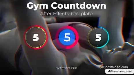 3 Gym Countdown Timers Freebies template preview