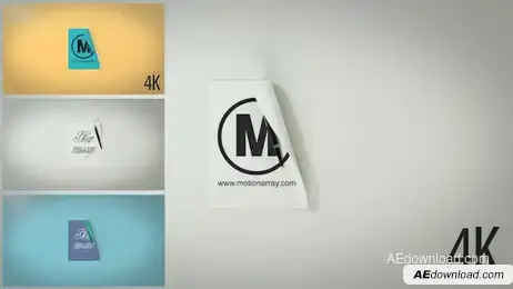 3D Paper Logo And Text Opener Freebies template preview