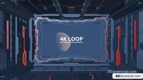 3D Screen Loop Tunnel Freebies template preview