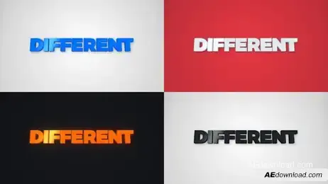 3D Spin Extrude Logo Freebies template preview