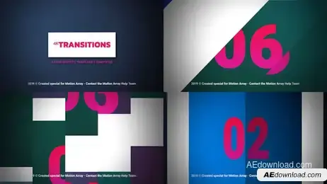 4k Transitions Freebies template preview