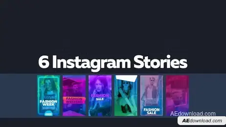 6 Instagram Stories Freebies template preview