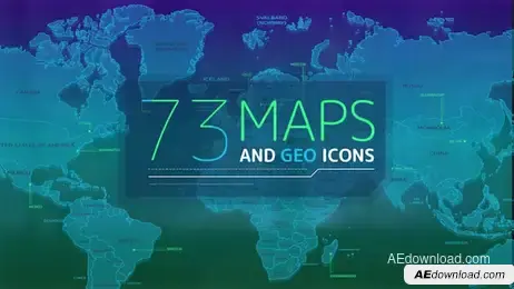 73 Maps And Geo Icons Freebies template preview