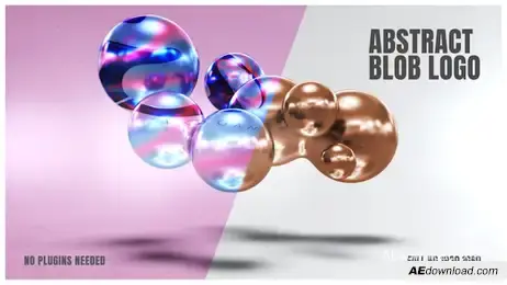 Abstract Blob Logo Freebies template preview