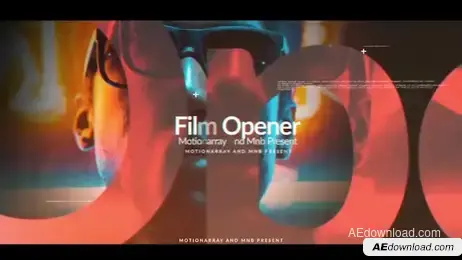 Abstract Film Opener Freebies template preview