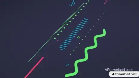 Abstract Lines Logo Freebies template preview