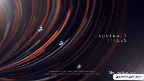 Abstract Lines Titles Freebies template preview