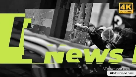 Abstract News Intro Freebies template preview