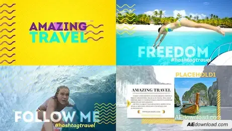 Amazing Travel Freebies template preview