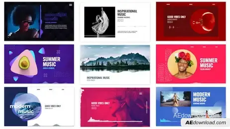 Audio Visualizations Pack Freebies template preview