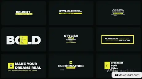 Big Animated Titles Pack#4 Freebies template preview