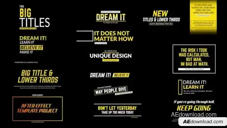 Big Titles  3.0 Freebies template preview
