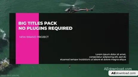 Big Titles Pack MA Freebies template preview