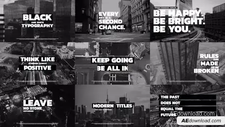 Black And White Typography Freebies template preview