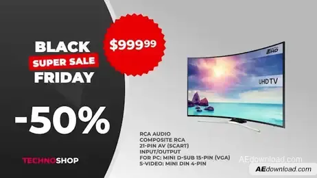 Black Friday Freebies template preview
