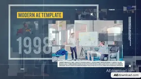Business Timeline Promo Freebies template preview